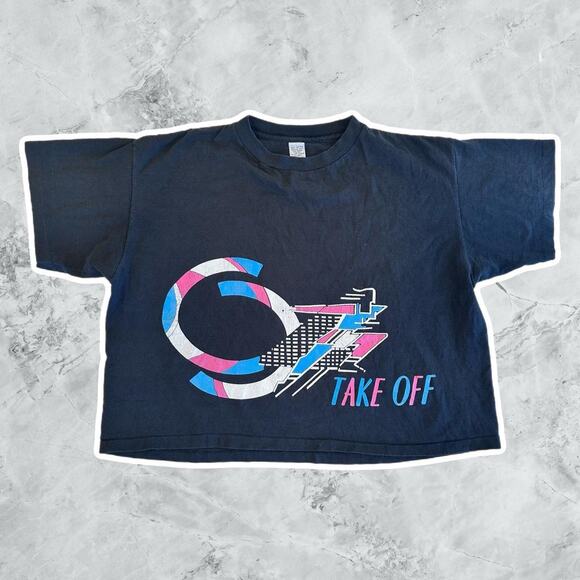 Vintage cherokee retro graphic crop top - Picture 1 of 6